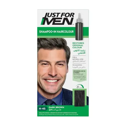 Just For Men Natural Dark Brown Black Hair Color thumbnail 1