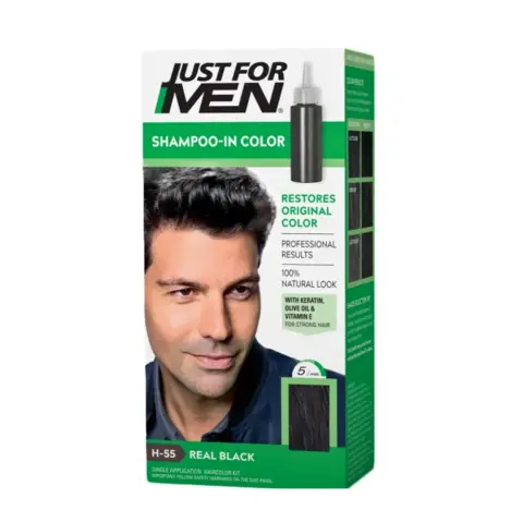 Just For Men Hair Natural Real Black Hair Color thumbnail 1