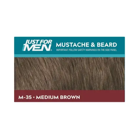 Just For Men Moustache And Beard Medium Brown Color thumbnail 2