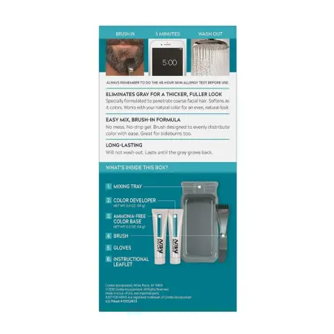 Just For Men Moustache And Beard Medium Brown Color thumbnail 4