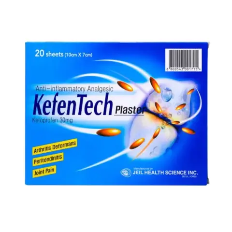 Kefentech Ketoprofen Analgesic Anti-Inflammatory Plasters 20s
