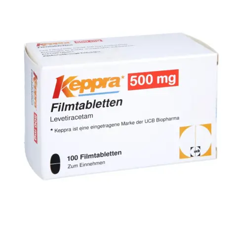 Keppra 500mg Tablets 100s thumbnail 1