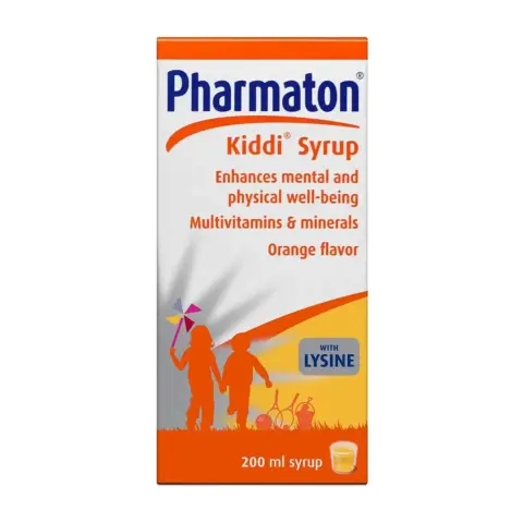 Pharmaton Kiddi Multivitamin & Mineral Children's Growth Support Syrup 200ml thumbnail 1