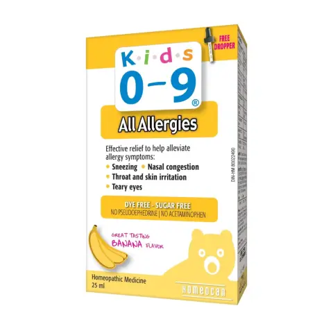 Homeocan Kids 0-9 All Allergies Syrup 25mL thumbnail 1