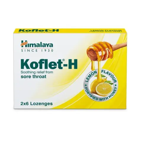 Himalaya Koflet-H Lemon Lozenges 12s thumbnail 1