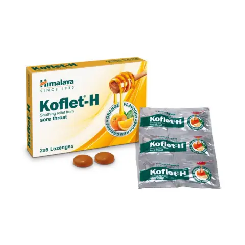 Himalaya Koflet-H Orange Lozenges 12s thumbnail 2