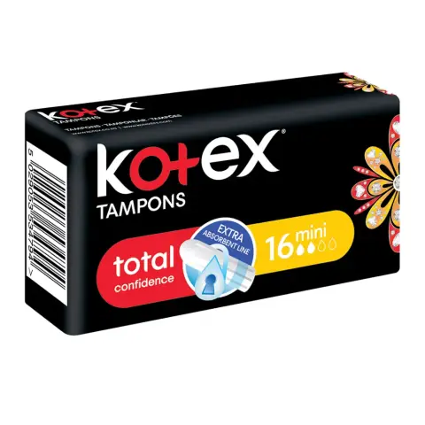 Kotex Mini Total Confidence Tampons 16s thumbnail 1