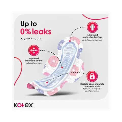 Kotex Maxi Thick Normal Sanitary Pads with Wings 30s thumbnail 2