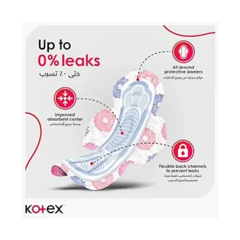 Kotex Maxi Super Sanitary Pads with Wings 10s thumbnail 2