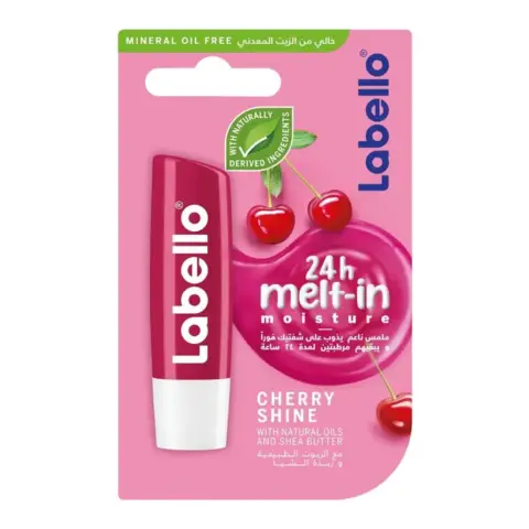 Labello Cherry Shine Moisturising Lip Balm 4.8g thumbnail 1