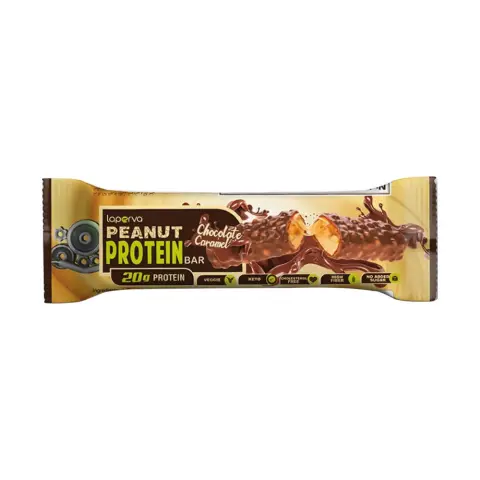 Laperva Peanut Protein Chocolate Caramel Bar 60G thumbnail 1
