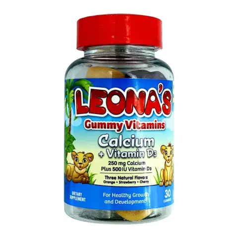 Leonas Calcium & Vitamin D3 Gummies 30S thumbnail 1