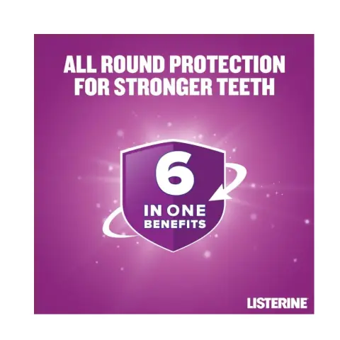 Listerine Total Care Teeth Protect Zero Alcohol Mouthwash 250mL thumbnail 3