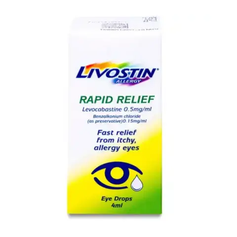 Livostin 0.5mg Eye Drops 4ml thumbnail 1