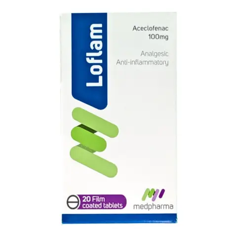 Loflam 100mg Tablets 20s thumbnail 1