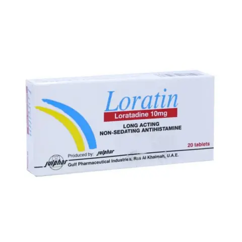 Loratin 10mg 20 Tablets thumbnail 1
