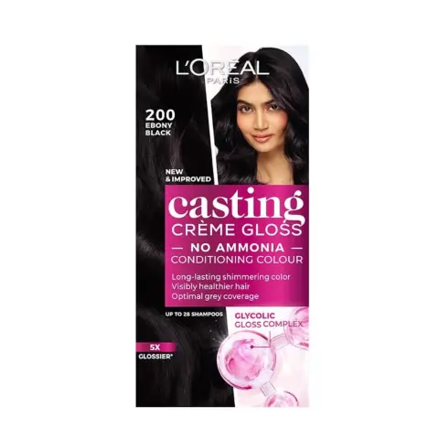 L'Oréal Paris Casting Crème Gloss 200 Deep Black thumbnail 1