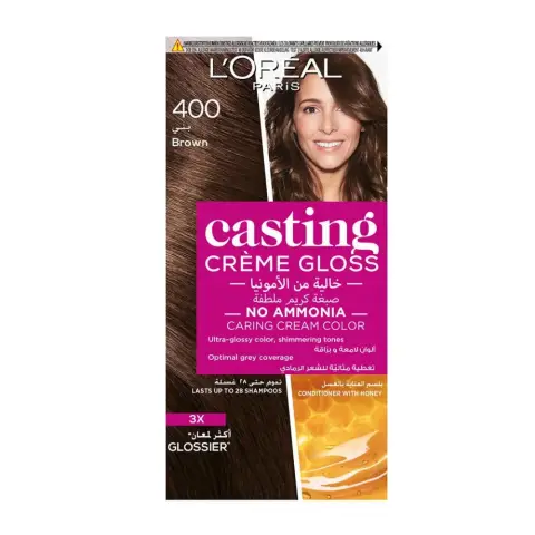 Loreal Casting Creme Gloss 400 Brown Hair Conditioning Color thumbnail 1