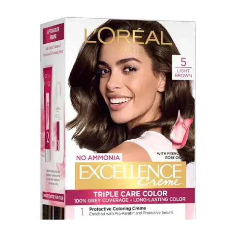 Loreal Excellence 5 Light Brown Hair Color thumbnail 1