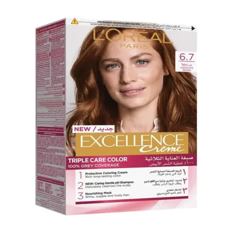 L'Oreal Paris Excellence Creme 6.7 Marron chocolate Hair Color thumbnail 1