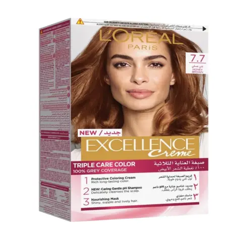 L’Oréal Paris Excellence, 7.7 Honey Brown thumbnail 1