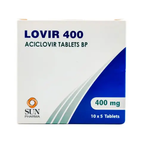 Lovir 400mg Tablets 50s thumbnail 1