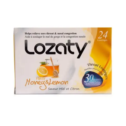 Lozaty Honey Lemon Lozenges 24s thumbnail 1