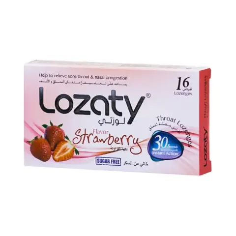 Lozaty Strawberry Lozenges 16s thumbnail 1
