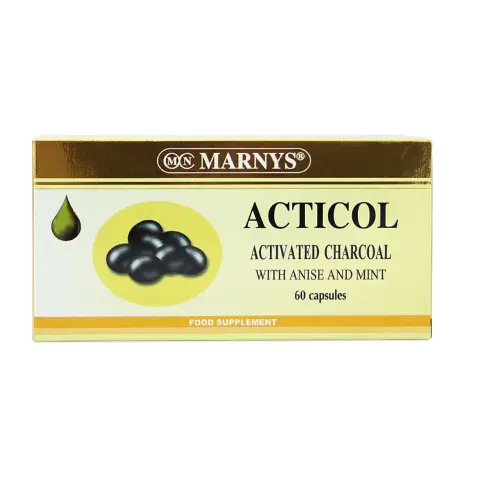 Marnys Acticol Red Yeast Rice Cholesterol Management Capsules 60s thumbnail 1