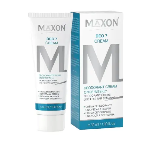 Maxon Deo7 Antibacterial Deodorant Cream with Tea Tree 30mL