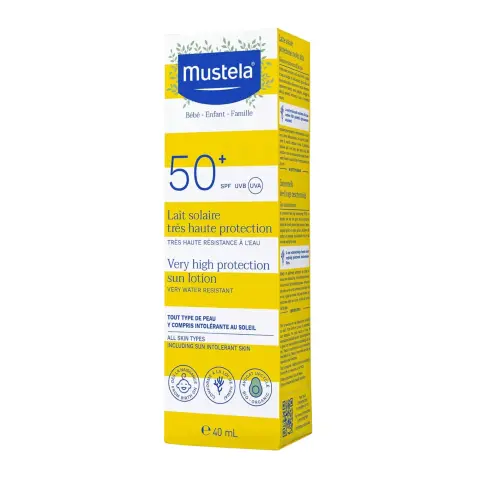 Mustela Infant SPF50+ Sun Protection Facial Lotion 40ml thumbnail 1