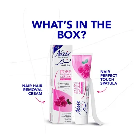 Nair Hair Removal Cream Rose 110mL thumbnail 3