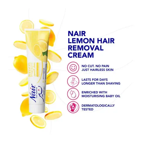 Nair Hair Removal Lemon Cream 110 mL thumbnail 4