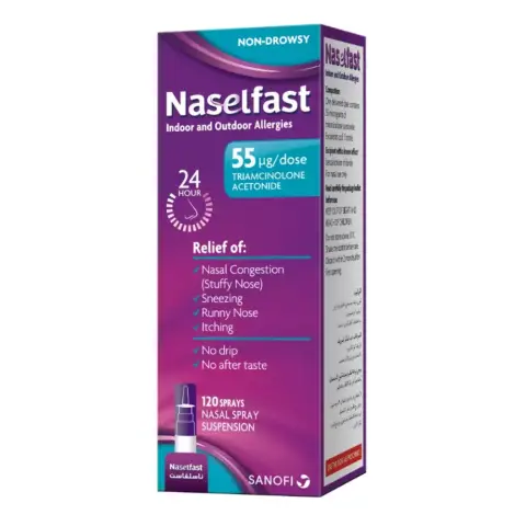 Naselfast 55mcg Nasal Spray 120 Doses thumbnail 1