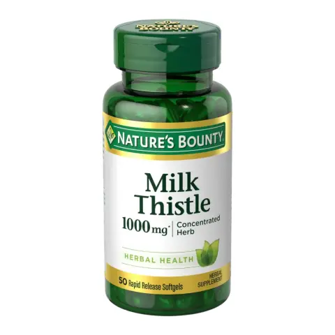 Natures bounty Milk Thistle 1000Mg Capsules 50S thumbnail 1