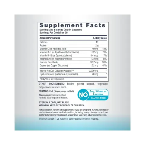 Neocell Marine Collagen 120 Capsules thumbnail 3