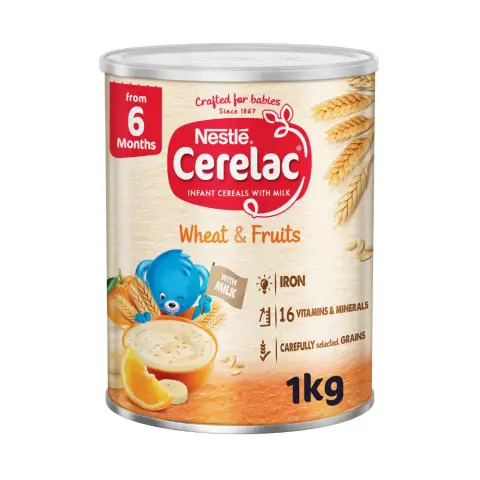 Nestle Cerelac Wheat & Fruit 1000Gm thumbnail 1