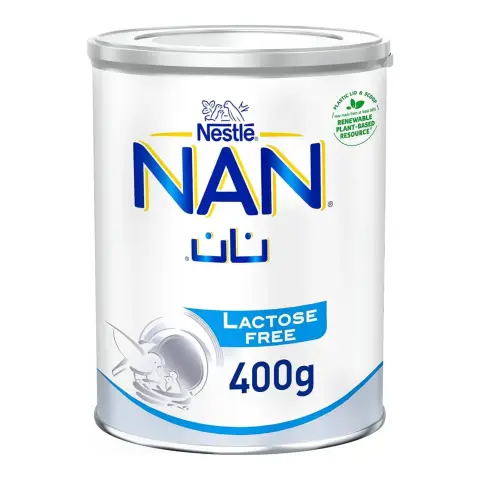Nestle NAN Lactose-Free Infant Formula for Lactose Intolerance 400g thumbnail 1
