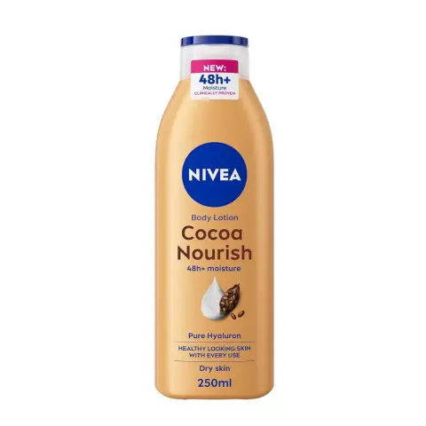 Nivea Nv061 Body Lotion Cocoa Butter Dry Skin 250mL thumbnail 1