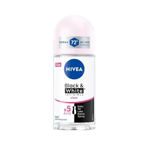 Nivea Nv170 Women Invisibile B&W Deo Roll On 50mL thumbnail 1