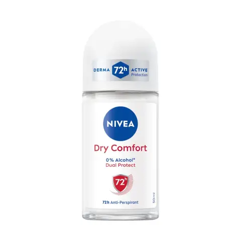 Nivea Deo Roll On Dry Comfort Women 50mL thumbnail 1
