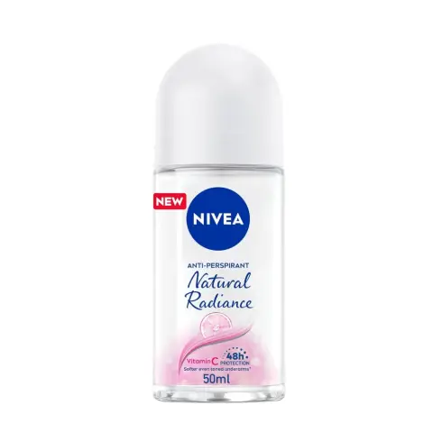 Nivea Antiperspirant Roll-on for Women, 48h Protection, Natural Radiance, 50mL thumbnail 1