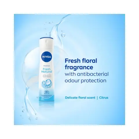 Nivea Deodorant, Fresh Natural, Women, 150 mL  thumbnail 3