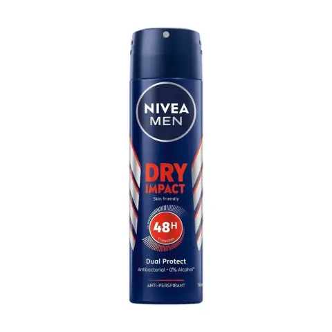 Nivea Deo Spray Dry Impact For Men 150mL thumbnail 1