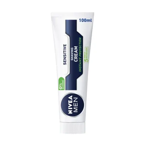 Nivea Sensitive Shaving Cream 100mL thumbnail 1