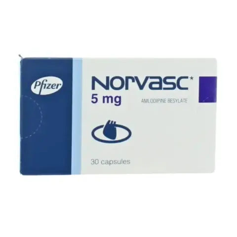 Norvasc 5mg Capsules 30s thumbnail 1