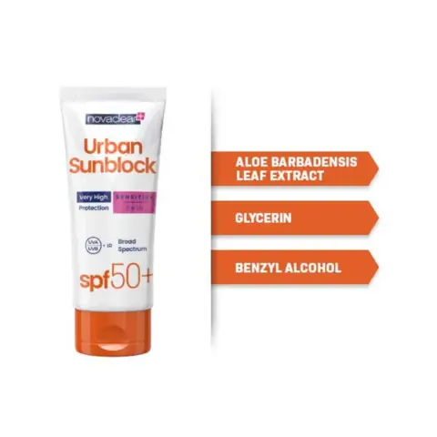 Novaclear+ Urban Sunblock Spf50+ Sensitive 40mL 1+1Offer thumbnail 2