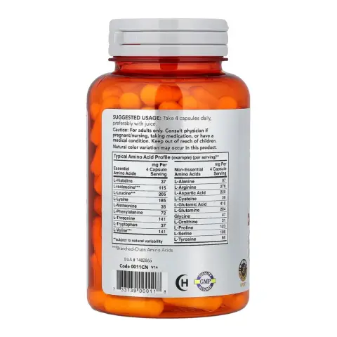 Now Amino Complete Capsules 120S thumbnail 3