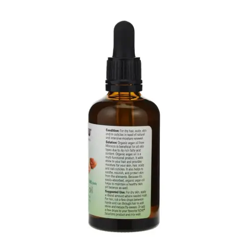 Now Solutions Certified Organic Argan Oil for Hair & Skin 59mL thumbnail 2