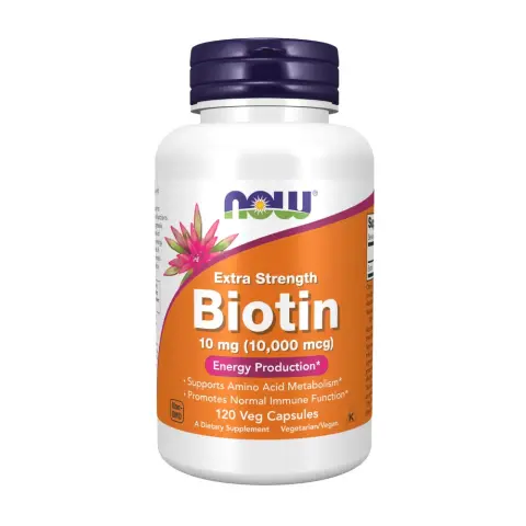 Now Biotin Extra Strength 10,000Mcg Capsules 120S thumbnail 1